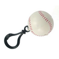 Baseball Sports Ball Projection Key Chain - Black & White Projection Image